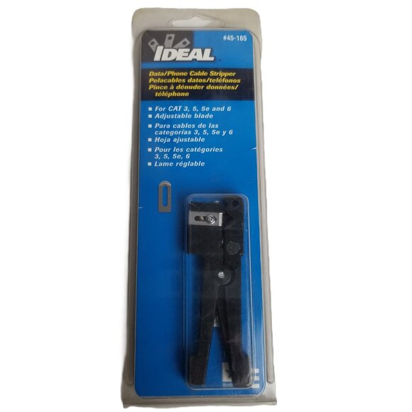 Ideal 45-165 Cable Stripper Tool NEW In Package Cat 3 5 5e 6 Coaxial UTP STP - Picture 1 of 3
